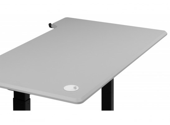 Компьютерный стол Маркос 120х75 светло-серый / черный в Ростове-на-Дону