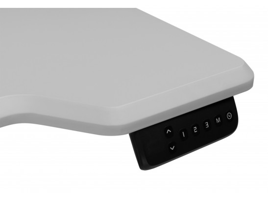 Компьютерный стол Маркос 120х75 светло-серый / черный в Ростове-на-Дону