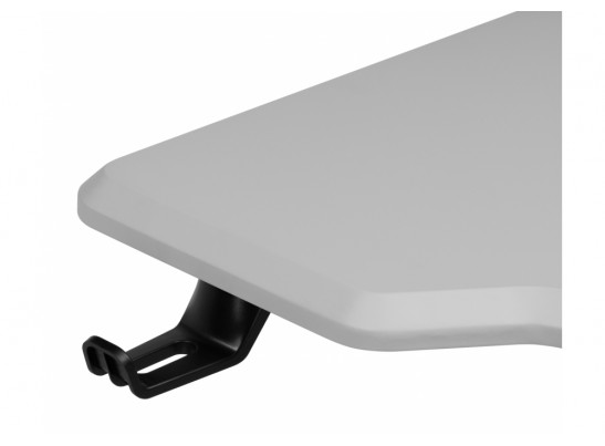 Компьютерный стол Маркос 140х80 светло-серый / черный в Ростове-на-Дону