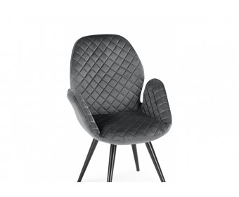Кресло Муат поворотное графитовый / черный