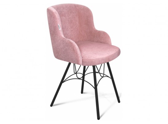 Кресло SHT-ST39/S100 пыльная роза / черный муар в Ростове-на-Дону