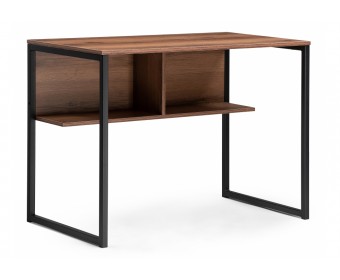 Письменный стол Клер Лофт 100х57х75 черный матовый / дуб делано темный