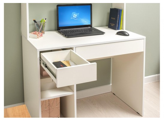 Письменный стол Комфорт 12.77 F белый РЕ шагрень в Ростове-на-Дону