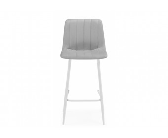 Полубарный стул Дани Мини светло-серый (zd 960) / белый