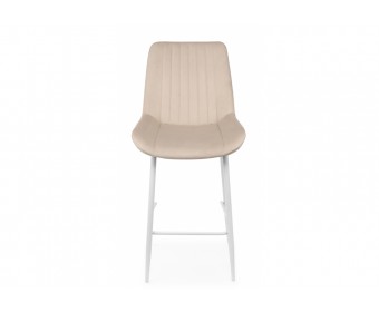 Полубарный стул Седа бежевый (zd 210) / белый