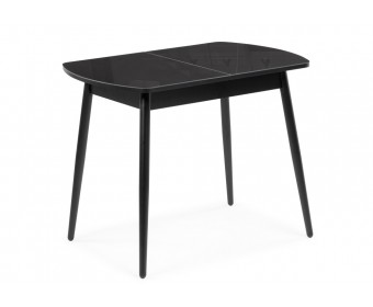 Стеклянный стол Калверт 94(126)х64х75 черный
