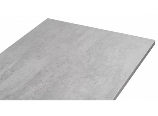 Стол Алеста Лофт 120х60х77 25 мм бетон / белый матовый в Ростове-на-Дону