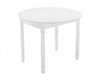 Стол Аттер 90(120)х90х73 белый