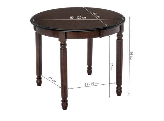 Стол Fiona 90 tobacco в Ростове-на-Дону