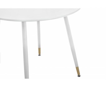 Стол круглый Bianka 80х75 white