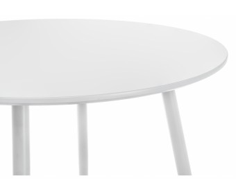 Стол круглый Bianka 80х75 white