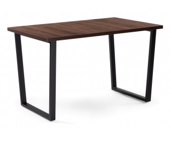 Стол Лота Лофт 120 25 мм гикори / черный матовый