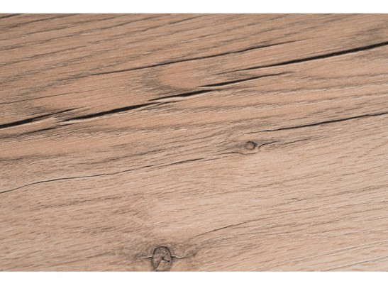 Стол Лота Лофт 140х80х75 25 мм матовый белый / дуб делано светлый в Ростове-на-Дону