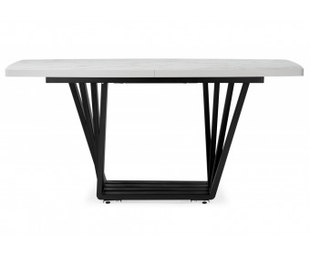 Деревянный стол Эудес 160(205)х90 сабия / черный