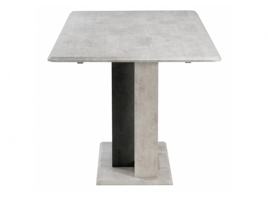 Стол на тумбе Санса 120(160)х80х76 камень темный / камень светлый в Ростове-на-Дону