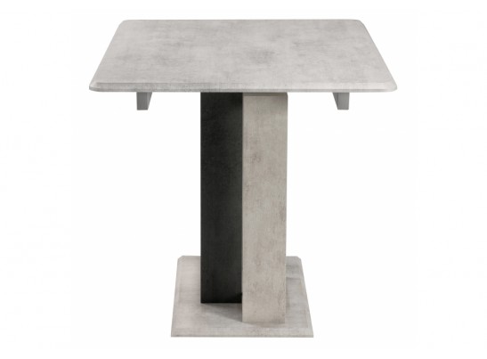 Стол на тумбе Санса 120(160)х80х76 камень темный / камень светлый в Ростове-на-Дону