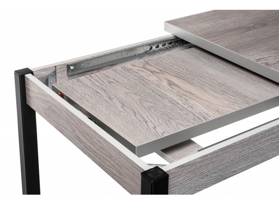 Стол Оригон 120(160)х70х77 навара / черный матовый в Ростове-на-Дону