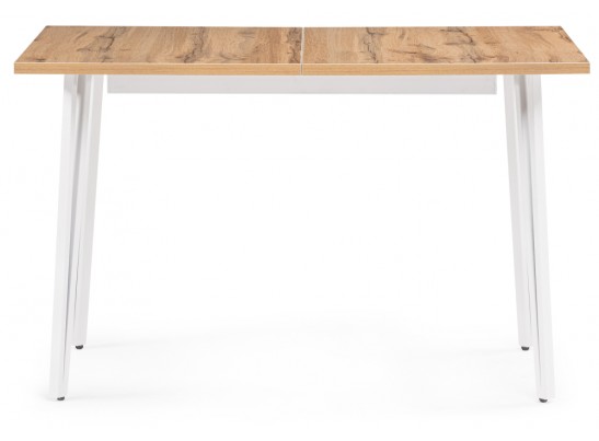Стол раскладной Денвер Лофт 120(160)х75х75 25 мм дуб вотан / белый матовый в Ростове-на-Дону