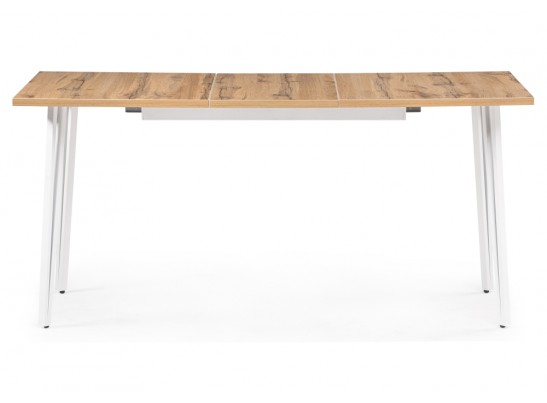 Стол раскладной Денвер Лофт 120(160)х75х75 25 мм дуб вотан / белый матовый в Ростове-на-Дону