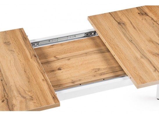 Стол раскладной Денвер Лофт 120(160)х75х75 25 мм дуб вотан / белый матовый в Ростове-на-Дону