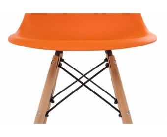 Стул Eames PC-015 оранжевый