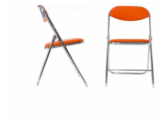 Стул Fold раскладной оранжевый в Ростове-на-Дону
