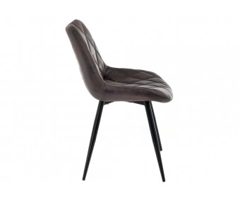 Стул Fox black / dark brown
