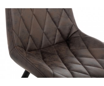 Стул Fox black / dark brown