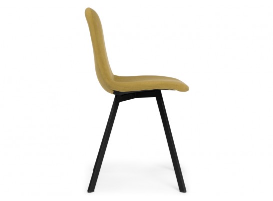 Стул на металлокаркасе Агот горчичный / черный в Ростове-на-Дону