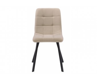 Стул на металлокаркасе Bruk beige / black