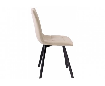 Стул на металлокаркасе Bruk beige / black