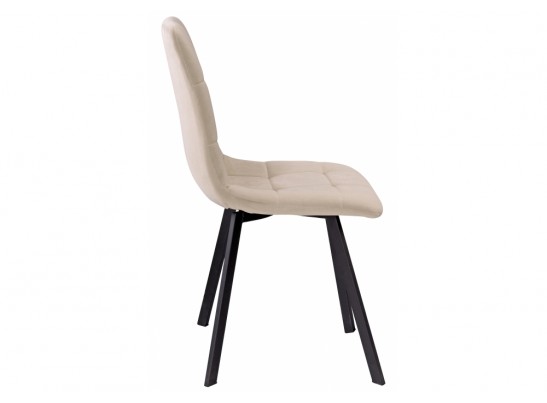 Стул на металлокаркасе Bruk beige / black в Ростове-на-Дону Стул на металлокаркасе Bruk beige / black в Ростове-на-Дону