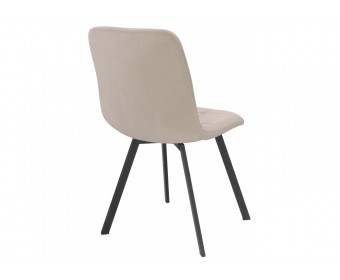 Стул на металлокаркасе Bruk beige / black