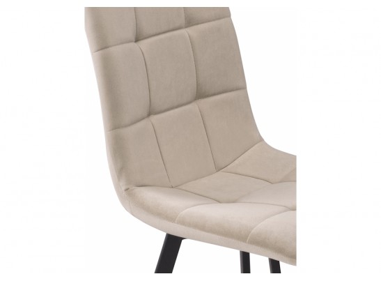 Стул на металлокаркасе Bruk beige / black в Ростове-на-Дону Стул на металлокаркасе Bruk beige / black в Ростове-на-Дону