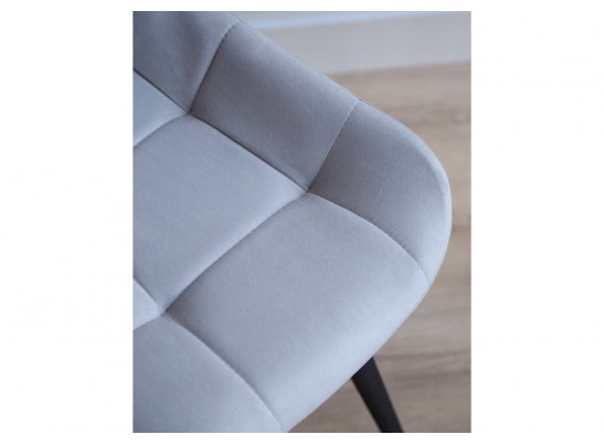 Стул на металлокаркасе Челси 360 К светло-серый (zd 960) / черный в Ростове-на-Дону