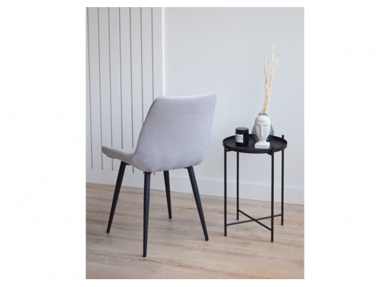 Стул на металлокаркасе Челси 360 К светло-серый (zd 960) / черный в Ростове-на-Дону