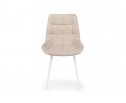 Стул на металлокаркасе Челси К бежевый (zd 210) / белый