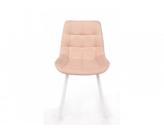 Стул на металлокаркасе Челси П бежевый (zd 210) / белый