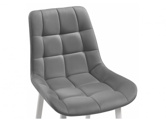 Стул на металлокаркасе Челси К темно-серый / белый в Ростове-на-Дону