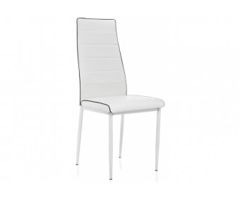 Стул на металлокаркасе DC2-001 white / black