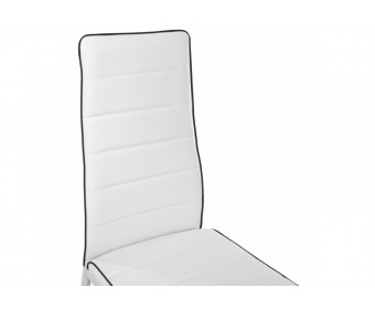 Стул на металлокаркасе DC2-001 white / black