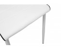 Стул на металлокаркасе DC2-001 white / black в Ростове-на-Дону