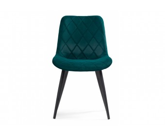 Стул на металлокаркасе Fox black / green