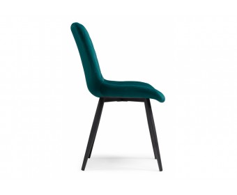 Стул на металлокаркасе Fox black / green