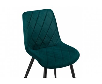 Стул на металлокаркасе Fox black / green