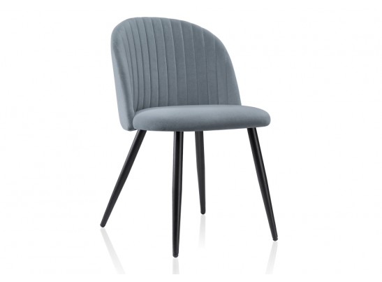 Стул на металлокаркасе Gabi 1 gray / black в Ростове-на-Дону