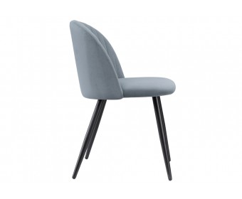Стул на металлокаркасе Gabi 1 gray / black