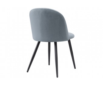 Стул на металлокаркасе Gabi 1 gray / black