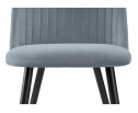 Стул на металлокаркасе Gabi 1 gray / black в Ростове-на-Дону