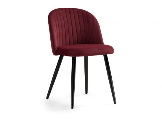 Стул на металлокаркасе Gabi 1 wine red / black в Ростове-на-Дону